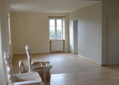 Mise à la couleur de l'espace sanitaire