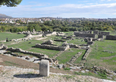Salona ruines romaines, cité antique fondée par César